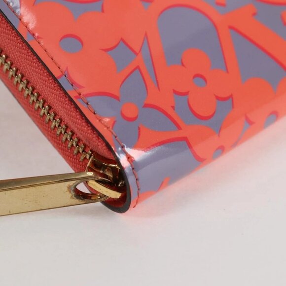 LOUIS VUITTON Sweet Monogram Zippy Wallet Long Wallet Orange M90124 Auth 138929V - Picture 5 of 16